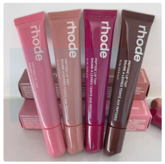 Rhode Lip Gloss – Long-Lasting, Moisturizing, Non-Stick, No-Budge Lip Stain with Velvet, Mirror Finish – Plumping, Smooth, and Delicate for a Glass-Like Shine Rhode Dupe,Hydrating lipgloss , Rhode Lipgloss Original Rhode lip peptide finest dupe