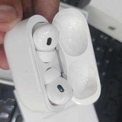 AirPods Pro 2nd Generation – Wireless Earbuds, AirPods, Air Buds, TWS Earbuds, Air Pro, Air Buds, Earpods, Bluetooth Earbuds, AirPods Apple Original, AirPods Pro Case & Cover, Earbuds Wireless & Bluetooth, Compatible with iPhone & Android