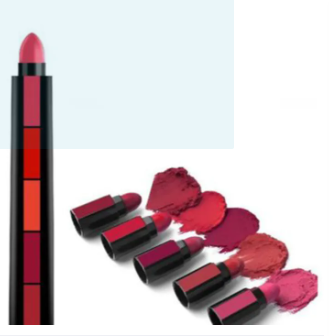 5 in 1 Lipstick Matte lipsticks Waterproof | Long Lasting |Lipstick Long lasting Random Shades Lipsticks 3.5g